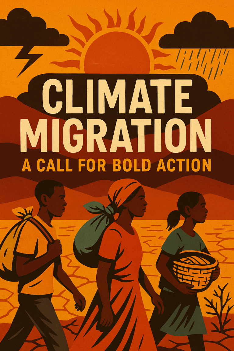 Migración climática: un llamado a la acción audaz y con visión de futuro
